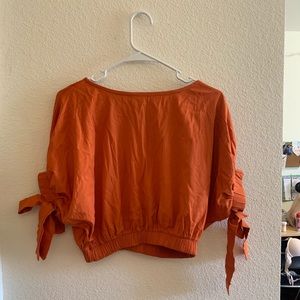 Rust Orange Top